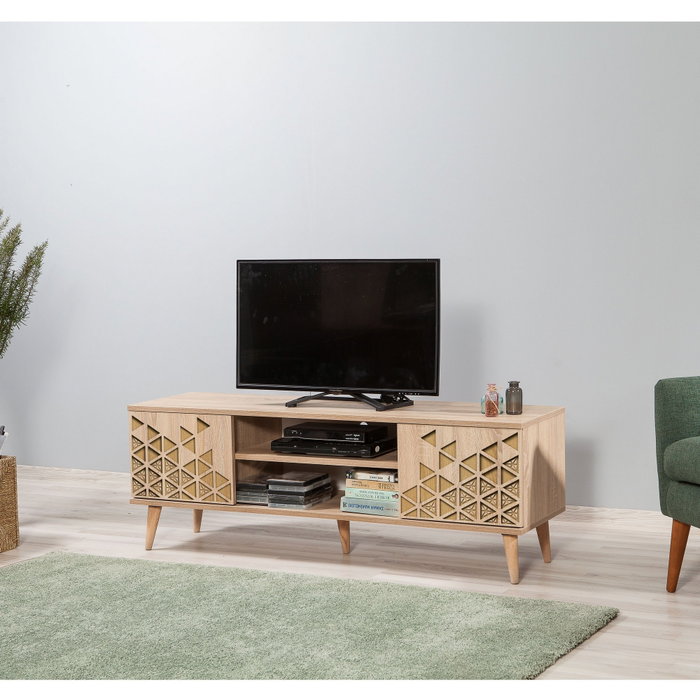 Hanah Home Truva - 120 Soporte de TV Roble Sonoma Hanah Home Truva - 120 Soporte de TV Roble Sonoma